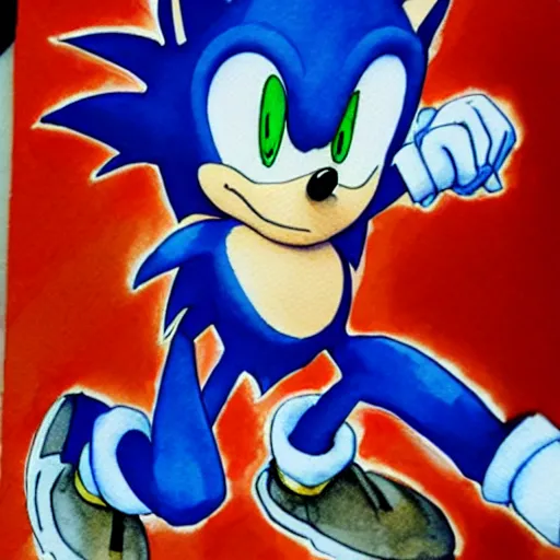 SONIC CD, an art acrylic by RXGE ART - INPRNT