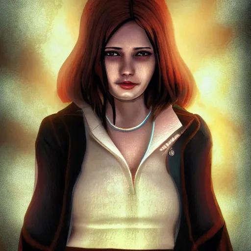 Image similar to alma from f. e. a. r.