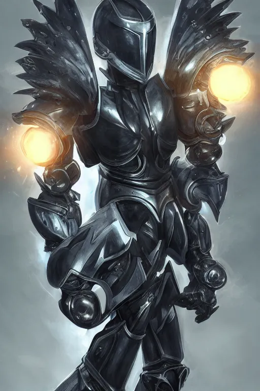 Image similar to helmet armor guardian destiny in witch queen illumination ray tracing hdr fanart arstation by sung choi robot ninja mask and eric pfeiffer and gabriel garza and casper konefal