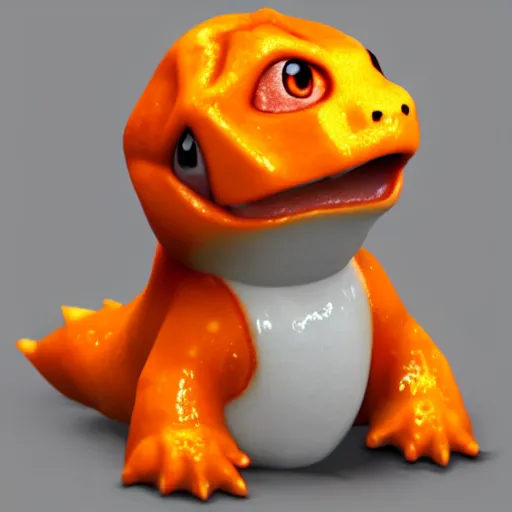 Prompt: ice sculpture of charmander, no coloring, concept art, octane render, unreal engine 5, highly detailed, high quality, 8 k, soft lighting, realistic face, path traced