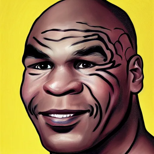 Prompt: Portrait of Mike tyson as Pikachu