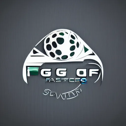 Image similar to logo for a golf company called ff, svg vector art panel for cnc plasma laser, stencil