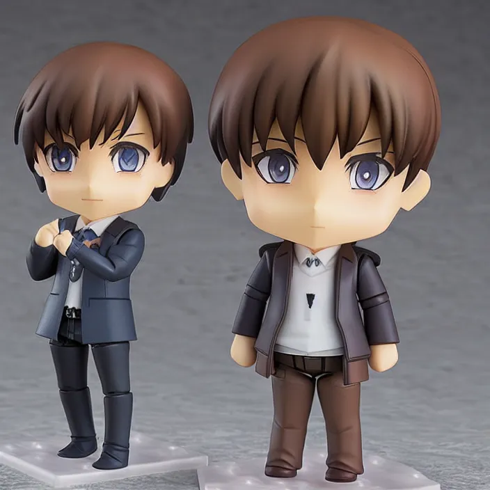 Prompt: chandler bing, an anime nendoroid of chandler bing, figurine, detailed product photo
