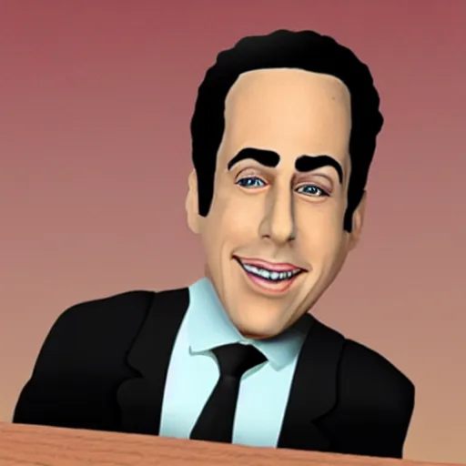 Image similar to jerry seinfeld claymation