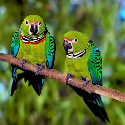 Image similar to parakeet police
