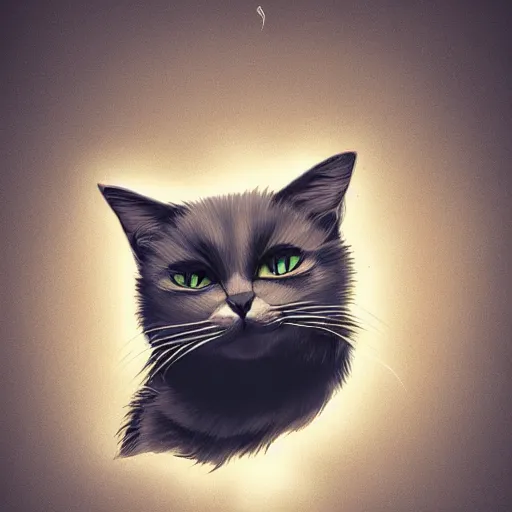 Image similar to cat theme logo, cat theme banner, cat design, art photography style, trending on artstation, warm light, lovely and cute, fantasy art, 8 k resolution