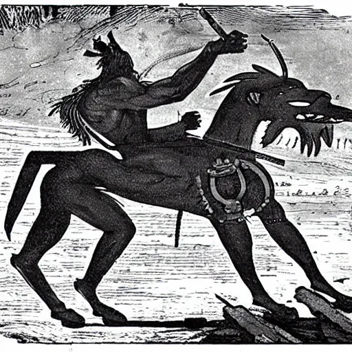 Image similar to a wild beast warrior defeating 1 0 0 0 men army in egypt