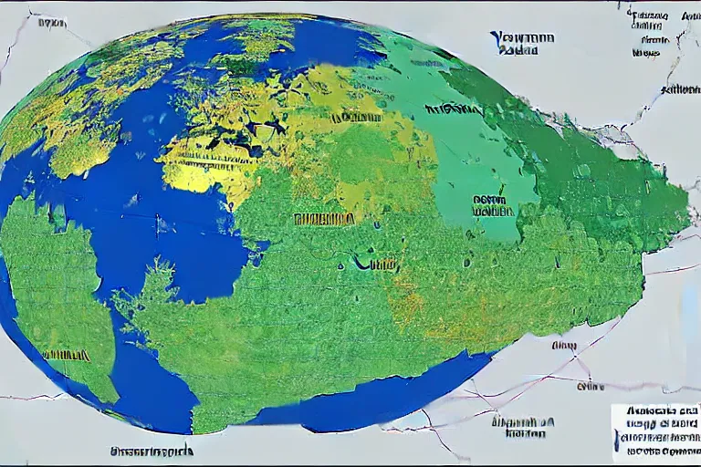 Image similar to map where russia is completely landlocked by ukraine