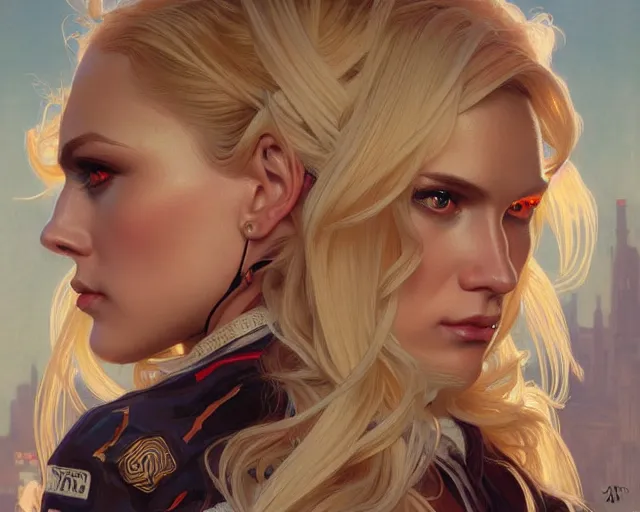 Prompt: a crowd of blonde clone jump suit, vivid eyes, real life skin, intricate, elegant, highly detailed, artstation, concept art, smooth, sharp focus, art by artgerm and greg rutkowski and alphonse mucha