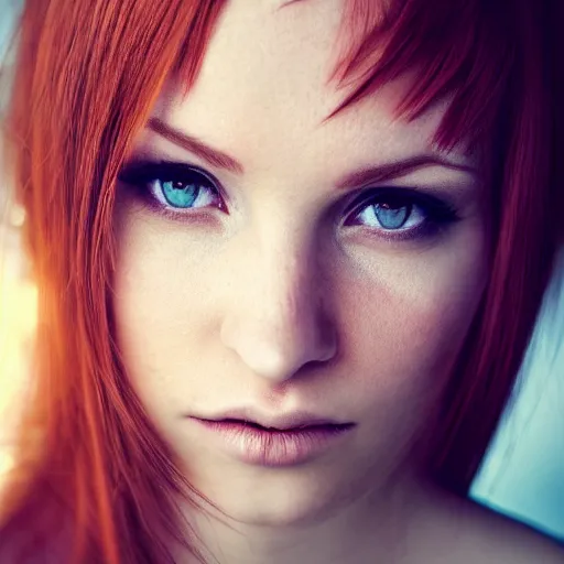 beautiful female angel, red hair, green eyes, light | Stable Diffusion |  OpenArt