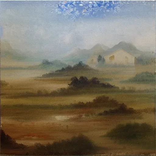 Image similar to “Quanzhou landscape painting, oil on canvas by Turner, 8k”