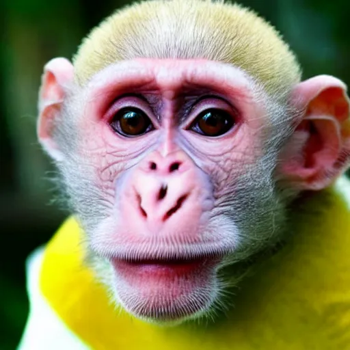 Image similar to a bald monkey