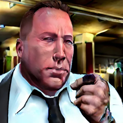 Prompt: alex jones in saints row