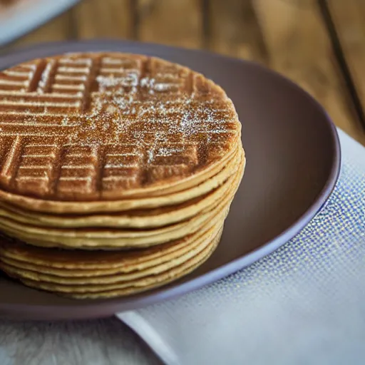 Image similar to stroopwafel