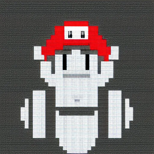 Image similar to pixel art mario