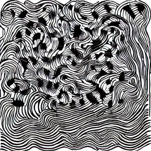 Prompt: wavy wavy lisping explosion