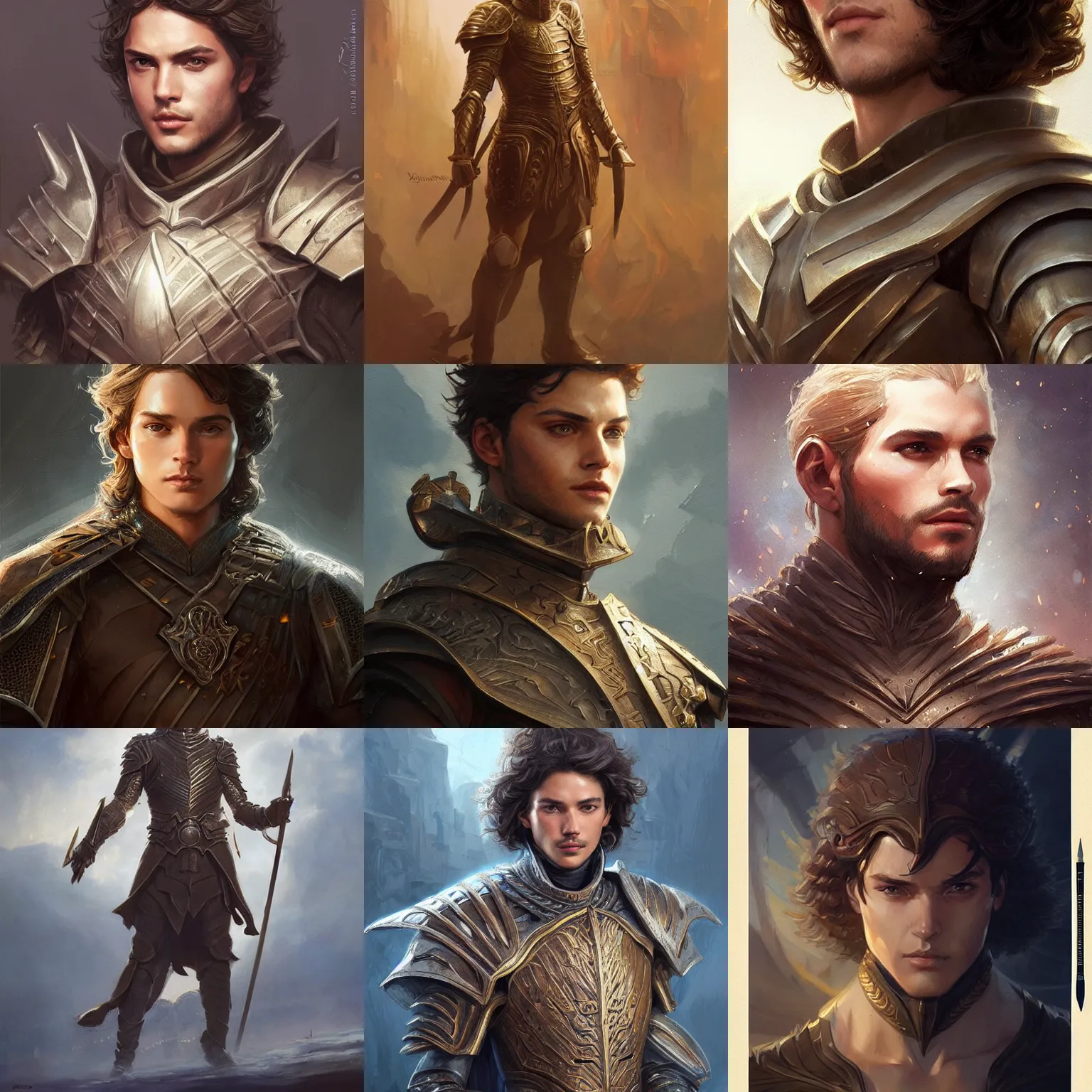 Prompt: renaissance prince, lorenzo richelmy, art by artgerm and greg rutkowski and magali villeneuve, intricate armor, d & d, fantasy, portrait, highly detailed, digital painting, trending on artstation, concept art, sharp focus, illustration