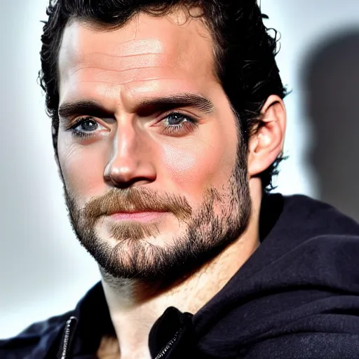 Prompt: Closeup Photograph of Henry Cavill