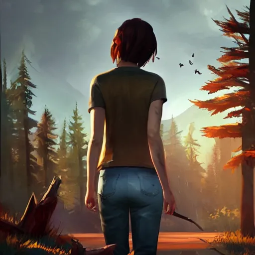 Image similar to home spark, style game square enix life is strange remake, trending on artstation, painted by greg rutkowski, render with game the last of us parte ii details
