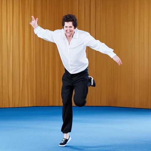 Image similar to joel osteen jumping rope, photograph 4 k