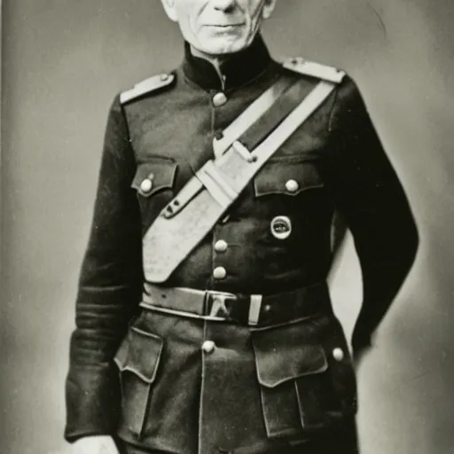 Image similar to Ernst Junger in 1918