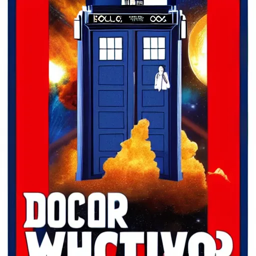 Image similar to A movie poster for Doctor Who