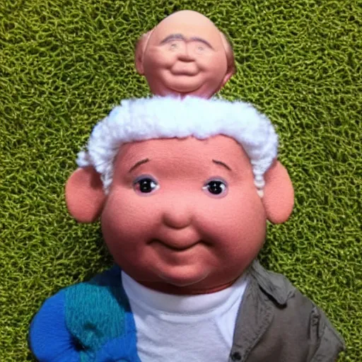 Image similar to bill murray as a cabbage patch doll