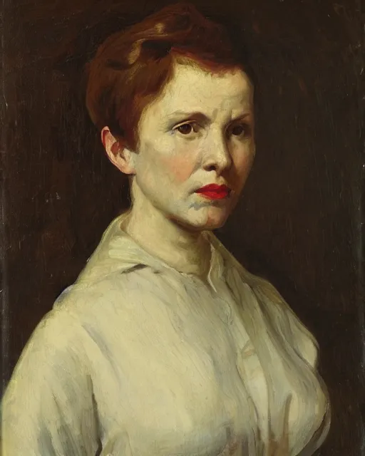 Image similar to portrait of a woman, kai carpenter