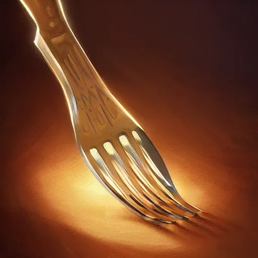 Image similar to Fork fork FORK, #E31337, #212529, intricate, cinematic lighting, highly detailed, digital painting, artstation, concept art, smooth, sharp focus, illustration, art by Artgerm and Greg Rutkowski, Cgsociety