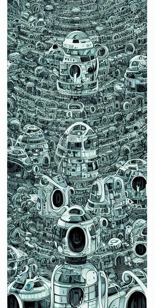 Image similar to crazy alien apartments pods extremely detailed, sharp focus, wide view, full body shot, smooth, digital illustration, by james jean, by rossdraws, frank franzzeta, mcbess, sakimichan