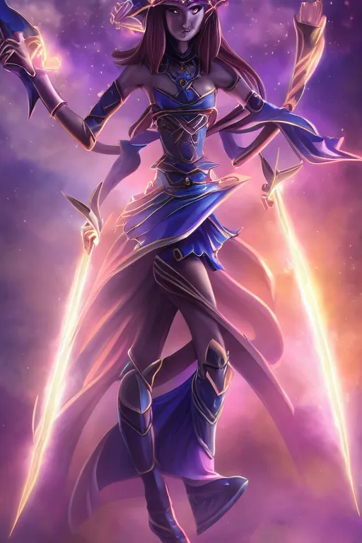 Image similar to beautiful dark magician girl, full body, mystical, ultra detailed, 4k