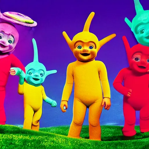 Image similar to Teletubbies as LSD