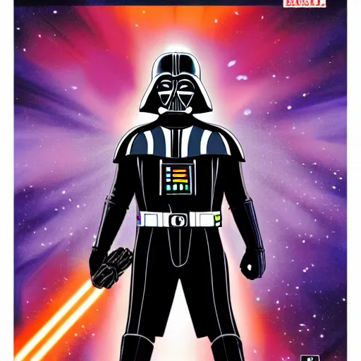 Image similar to Darth Vader with the Infinity Gauntlet