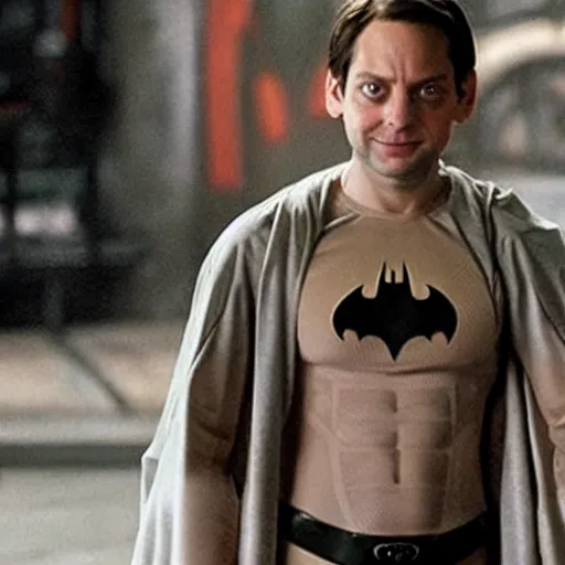 Image similar to Tobey Maguire as Batman