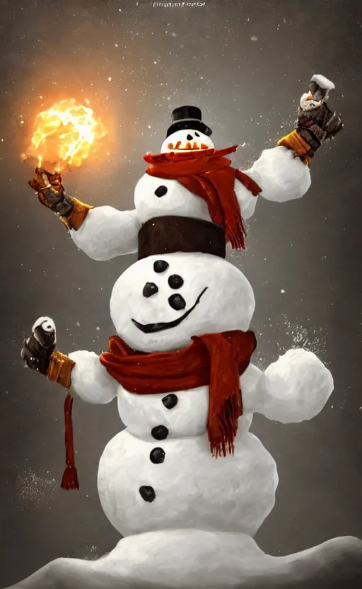 Image similar to a snowman depicted and made into a transformer, hybrid, dynamic lighting, photorealistic fantasy concept art, trending on art station, stunning visuals, creative, cinematic, ultra detailed