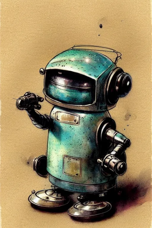 Image similar to ( ( ( ( ( 1 9 5 0 s retro robot mouse. muted colors. ) ) ) ) ) by jean - baptiste monge!!!!!!!!!!!!!!!!!!!!!!!!!!!!!!