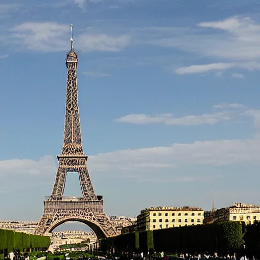 Prompt: the Eiffel Tower in Vatican City