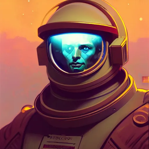 Image similar to portrait of a vicotrian astronaut man in suit by darek zabrocki and greg ruthkowski, alphonse mucha, simon stalenhag and cinematic and atmospheric, concept art, artstation, trending on artstation