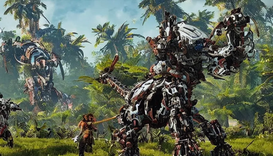 Image similar to a machine from horizon zero dawn invading kerala