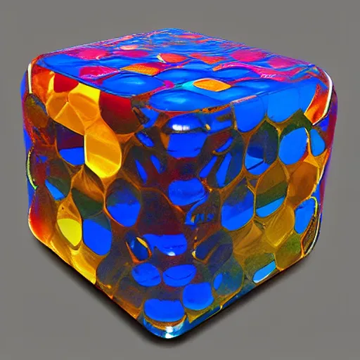 Image similar to resin cube, 1 6 : 9