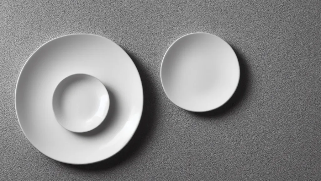 Image similar to minimalist witless plate of calibre