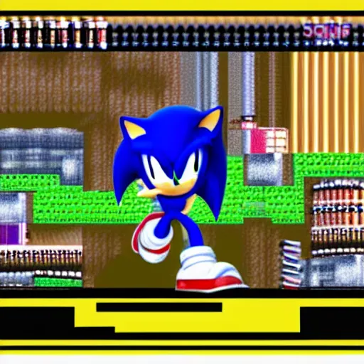 Image similar to sonic adventure on the sega saturn