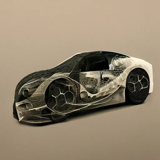 Image similar to car Ash Thorp in organic style