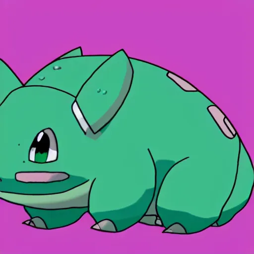 Prompt: a bulbasaur ~ water powers ~ realistic ~ blue color ~ ocean background ~