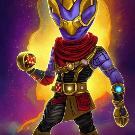 Image similar to Infinity Gauntlet with no stone, war theme gauntlet, fantasy gauntlet of warrior, fiery coloring, hearthstone art style, epic fantasy style art, fantasy epic digital art, epic fantasy card game art