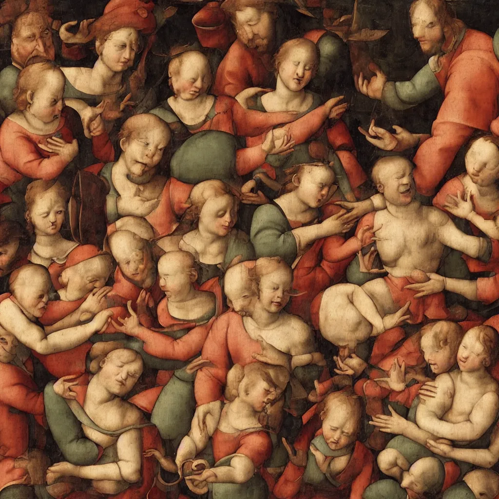 Image similar to happy thoughts, renaissance artwork, 1521