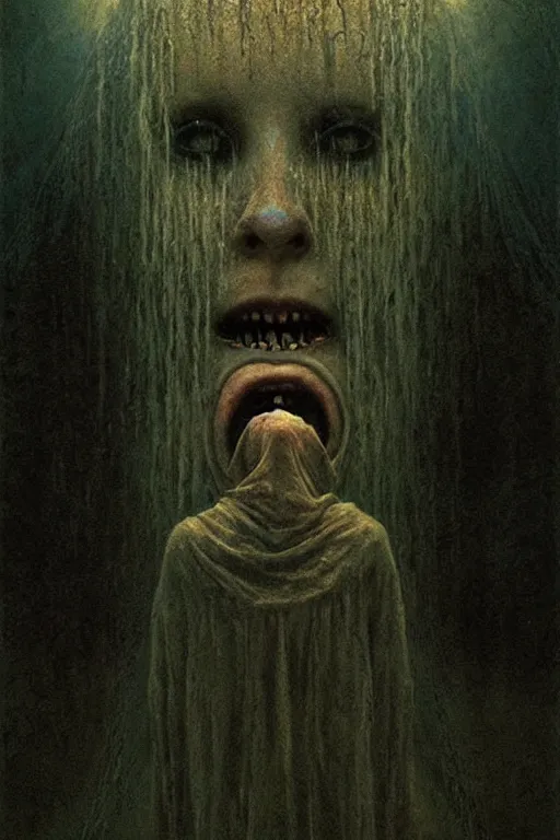 Image similar to perfectly - centered horror portrait - photograph of the curse of la llorona ; real life portrait by beksinski and jean delville, horror scary theme, unreal engine 5, photorealism, hd quality, 8 k resolution, cinema 4 d, hdr dramatic cinematic lighting