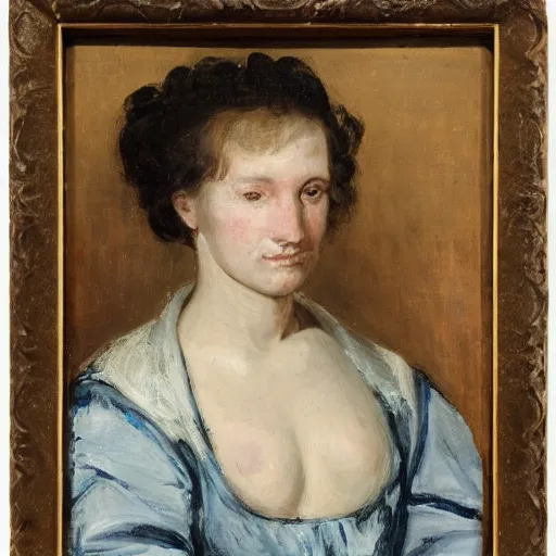 Image similar to portrait of a feminine man