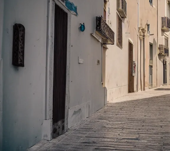 Image similar to photo of lido di ostia streets, lazio, cinematic color grading, various poses, soft light, faded colors, well framed, sharp focus, 8 k