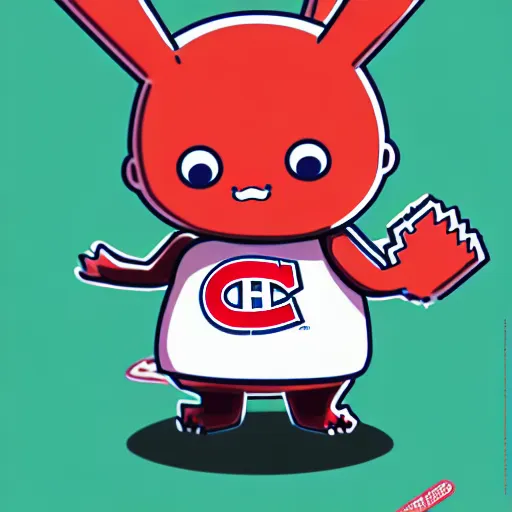 Prompt: anime Portrait of Reddit Snoo the Habs Montreal Canadiens Mascot as a very cute powerful and friendly pokemon, highly detailed anime, high evolution, 1990s, legendary, smooth, sharp focus, dynamic lighting, intricate, trending on ArtStation, illustration pokemon, art by WLOP